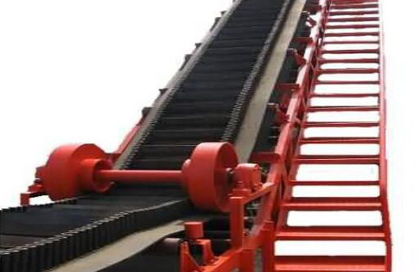 DJ, DJ II large dip angle conveyor with corrugated sidewall belt